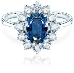 SAVICKI Heart of the Ocean gyűrű: fehér arany kék zafírral - savicki - 1 834 175 Ft