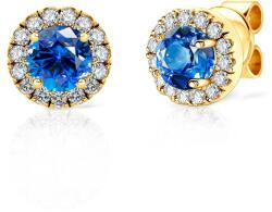 SAVICKI This is Love fülbevaló: arany kék zafírokkal és gyémántokkal