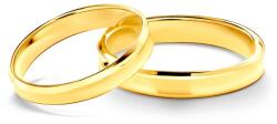 SAVICKI Esküvői karikagyűrűk: arany, konkáv, 3 mm