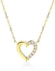 SAVICKI nyaklánc szívvel: arany és gyémántok - savicki - 159 920 Ft