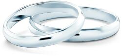 SAVICKI Esküvői karikagyűrűk: fehérarany, félkör, 3 mm - savicki - 266 585 Ft