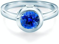 SAVICKI eljegyzési gyűrű: fehérarany kék zafírral - savicki - 473 240 Ft