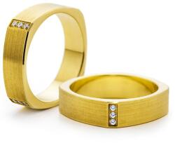 SAVICKI Esküvői karikagyűrűk: arany, lapos, 5, 2 mm