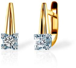 SAVICKI fülbevaló: kétszínű arany és gyémántok - savicki - 746 585 Ft