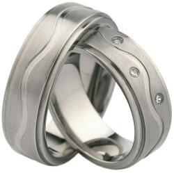 SAVICKI Esküvői karikagyűrűk: titán, lapos, 6 mm - savicki - 247 750 Ft
