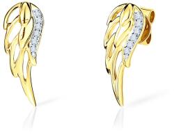 SAVICKI szárnyas fülbevaló: arany és gyémántok - savicki - 189 920 Ft