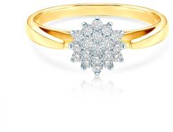 SAVICKI gyűrű: kétszínű arany és gyémántok - savicki - 304 840 Ft