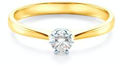 SAVICKI eljegyzési gyűrű: kétszínű arany és gyémánt - savicki - 213 810 Ft