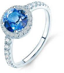 SAVICKI This is Love eljegyzési gyűrű: fehérarany kék zafírral - savicki - 618 520 Ft