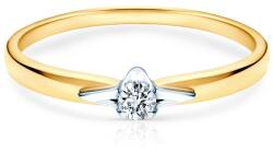 SAVICKI eljegyzési gyűrű: kétszínű arany és gyémánt - savicki - 190 870 Ft