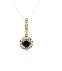 SAVICKI This is Love medál: arany fekete gyémánttal és gyémántokkal - savicki - 406 585 Ft