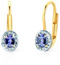 SAVICKI fülbevaló: arany, gyémántok és tanzanitok - savicki - 222 285 Ft