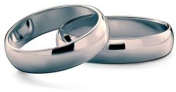 SAVICKI Esküvői karikagyűrűk: fekete arany, félkör, 5 mm