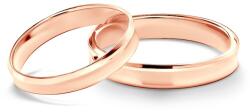 SAVICKI Esküvői karikagyűrűk: rózsaarany, konkáv, 3 mm
