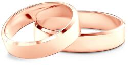 SAVICKI Esküvői karikagyűrűk: rózsaarany, szakaszos profil, 5 mm - savicki - 383 250 Ft