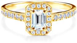 SAVICKI eljegyzési gyűrű: sárga arany és gyémánt - savicki - 982 630 Ft