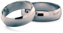 SAVICKI Esküvői karikagyűrűk: fekete arany, félkör, 6 mm