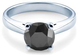 SAVICKI eljegyzési gyűrű: fehérarany fekete gyémánttal - savicki - 1 364 480 Ft