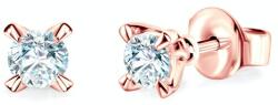 SAVICKI Share Your Love fülbevaló: rózsaarany gyémántokkal - savicki - 476 585 Ft