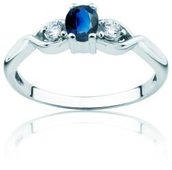 SAVICKI Heart of the Ocean gyűrű: fehér arany kék zafírral - savicki - 327 605 Ft