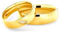 SAVICKI Esküvői karikagyűrűk: arany, félkarika, 5 mm - savicki - 492 665 Ft