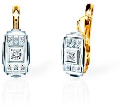 SAVICKI fülbevaló: kétszínű arany és gyémántok - savicki - 1 042 085 Ft