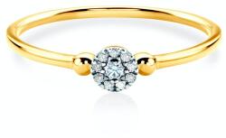 SAVICKI eljegyzési gyűrű: kétszínű arany és gyémántok - savicki - 169 215 Ft