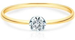SAVICKI eljegyzési gyűrű: kétszínű arany és gyémánt - savicki - 260 055 Ft