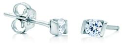 SAVICKI Fehérarany fülbevalók gyémántokkal - savicki - 159 085 Ft