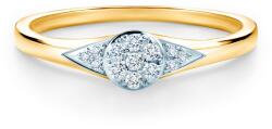 SAVICKI eljegyzési gyűrű: kétszínű arany és gyémántok - savicki - 223 830 Ft