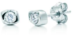 SAVICKI Fehérarany fülbevalók gyémántokkal - savicki - 149 085 Ft