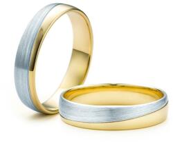 SAVICKI Esküvői karikagyűrűk: kétszínű arany, karika, 5 mm - savicki - 396 835 Ft