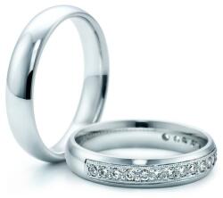 SAVICKI Esküvői karikagyűrűk: platina, félkarika, 4 mm - savicki - 1 216 165 Ft