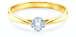 SAVICKI eljegyzési gyűrű: kétszínű arany és gyémánt - savicki - 223 830 Ft