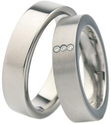 SAVICKI Esküvői karikagyűrűk: titán, lapos, 5 mm - savicki - 185 915 Ft