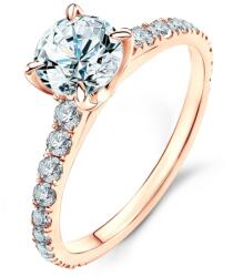SAVICKI Share Your Love eljegyzési gyűrű: rózsaarany és gyémánt - savicki - 1 201 265 Ft
