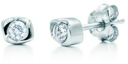 SAVICKI Fehérarany fülbevalók gyémántokkal - savicki - 254 085 Ft