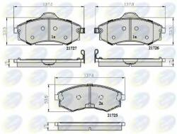 COMLINE Set placute frana, frana disc SSANGYONG KORANDO (KJ) (1996 - 2006) COMLINE CBP31741