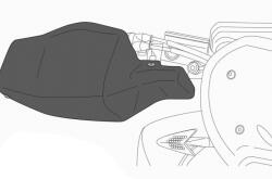 Puig Fogantyúvédők PUIG MOTORCYCLE 8939J matt black