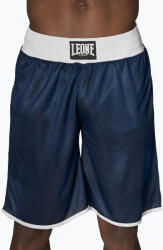 LEONE 1947 Pantaloni scurți reversibili pentru bărbați Leone Double Face Boxing albastru/roșu AB215