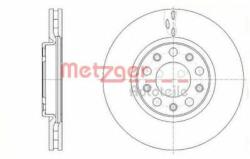 METZGER Disc frana JEEP RENEGADE (BU) (2014 - 2016) METZGER 6110661