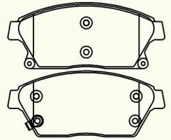 COMLINE Set placute frana, frana disc OPEL MOKKA (2012 - 2016) COMLINE CBP32037