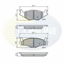 COMLINE Set placute frana, frana disc VW POLO Variant (6KV5) (1997 - 2001) COMLINE CBP0703