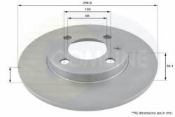 COMLINE Disc frana SEAT TOLEDO I (1L) (1991 - 1999) COMLINE ADC1402