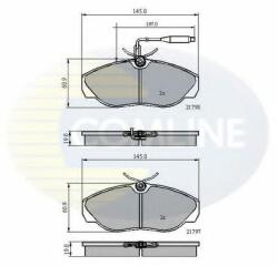 COMLINE Set placute frana, frana disc PEUGEOT BOXER caroserie (230L) (1994 - 2002) COMLINE CBP2219