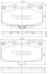 NIPPARTS Set placute frana, frana disc SUBARU IMPREZA Hatchback (2000 - 2007) NIPPARTS N3607022