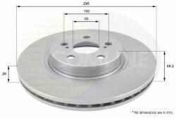 COMLINE Disc frana TOYOTA AVENSIS Limuzina (T25) (2003 - 2008) COMLINE ADC01110V