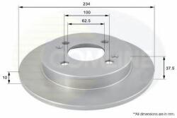 COMLINE Disc frana HYUNDAI i10 (IA) (2013 - 2016) COMLINE ADC1056