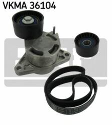 SKF Set curea transmisie cu caneluri RENAULT MASTER II caroserie (FD) (1998 - 2010) SKF VKMA 36104