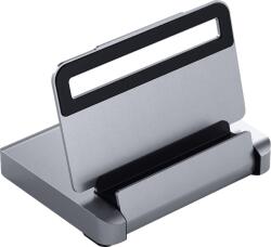 Satechi Alumínium iPad Pro állvány és dokkoló, USB-C PD 1x HDMI, USB-A, SDcard, audió, szürke (ST-TCSHIPM) (st-tcshipm)